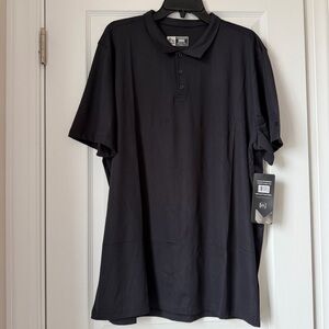 New Men’s RBX Performance Black Polo Shirt